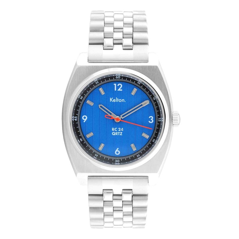 Montre Kelton - RC24 Pétrole Quartz Bleue - Bracelet Jubilee