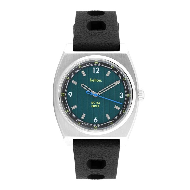 Montre Kelton - RC24 Electric Quartz Verte - Bracelet Noir Tropic Racing