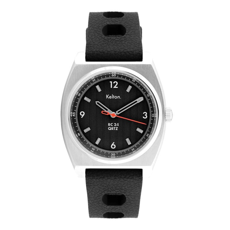 Montre Kelton - RC24 Asphalte Quartz Noire - Bracelet Noir Tropic Racing