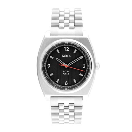 Montre Kelton - RC24 Asphalte Quartz Noire - Bracelet Jubilee