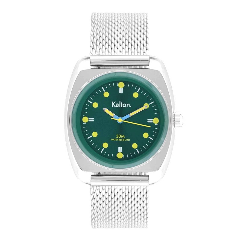 Montre Kelton - RC2 Vert-Jaune Mesh