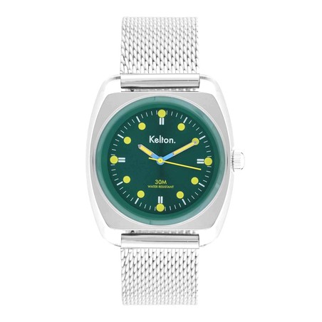 Montre Kelton - RC2 Vert-Jaune Mesh