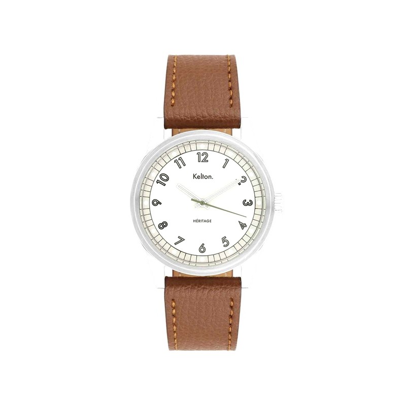 Montre Kelton - Héritage Blanche - Noir