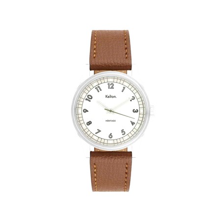 Montre Kelton - Héritage Blanche - Camel