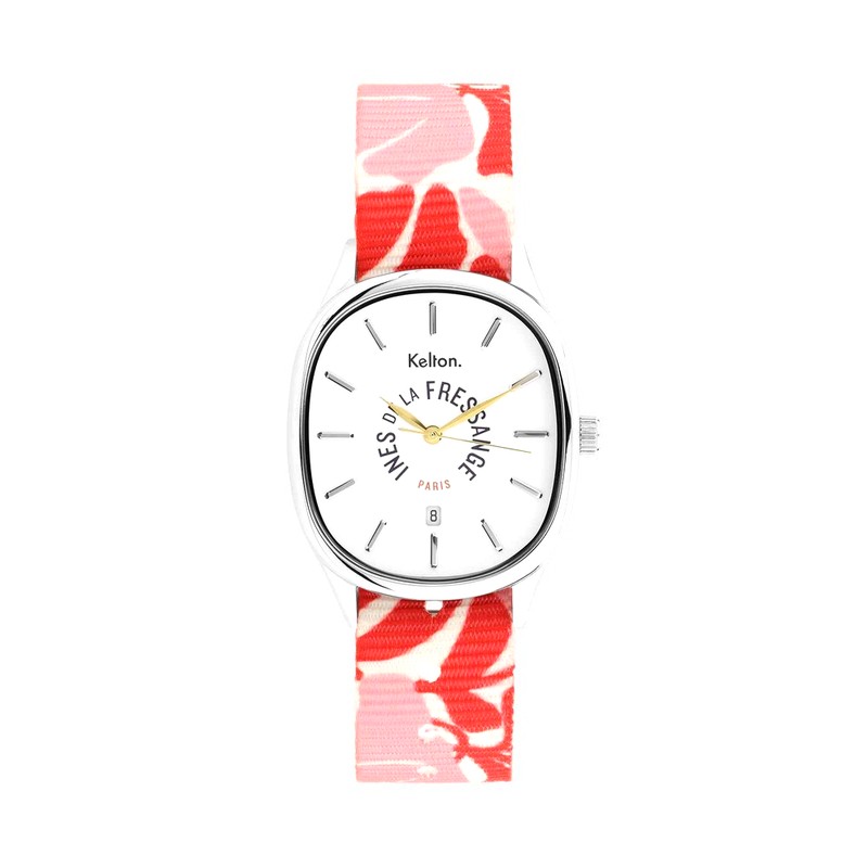 Montre Grande Colorama Flora Kelton x Ines de la Fressange Paris