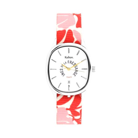 Montre Grande Colorama Flora Kelton x Ines de la Fressange Paris