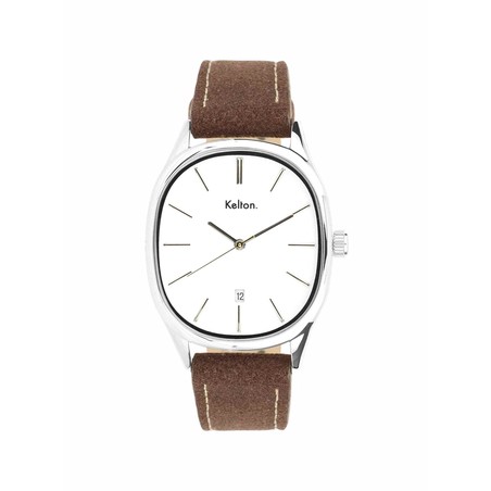 Montre Kelton - Grande Colorama Blanche