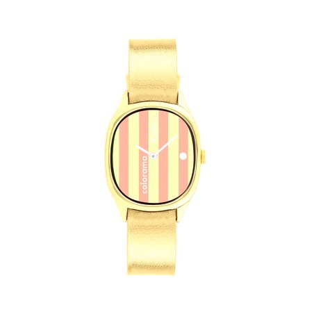 Montre Kelton - Colorama Rayée Pêche