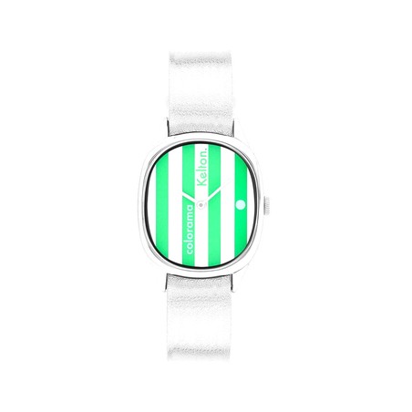 Montre Kelton - Colorama Rayée Cactus