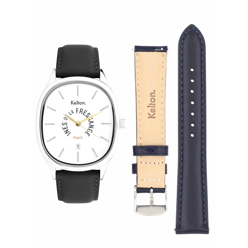 COFFRET : Montre Kelton - Grande Colorama Noir IDLF