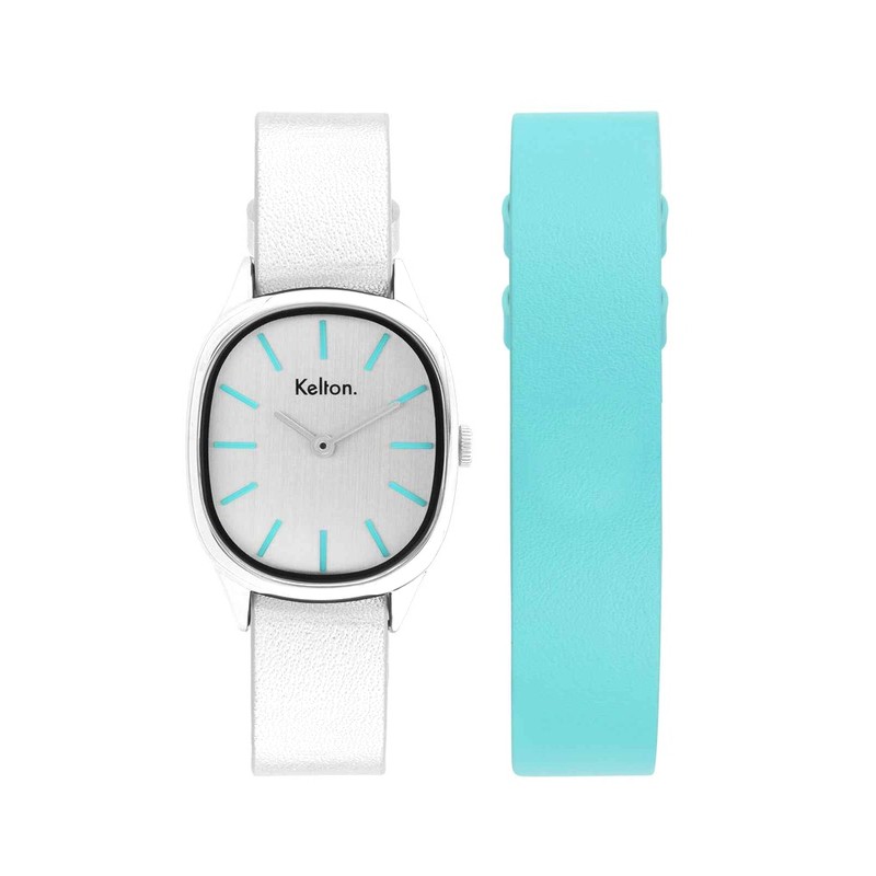 COFFRET - Montre Kelton - Colorama Vertdo + Bracelet cuir offert