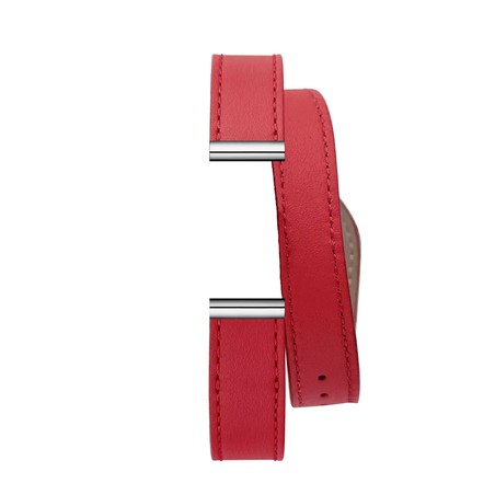 Michel Herbelin - Antarès - Bracelet Double - Rouge Coquelicot