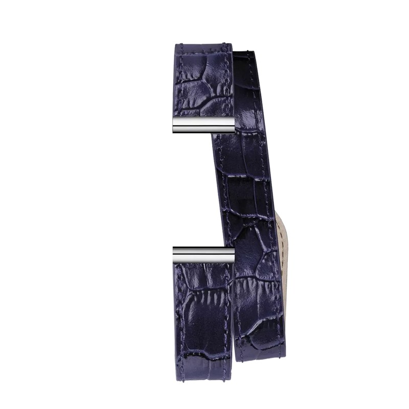 Michel Herbelin - Antarès - Bracelet Double - Bleu Marin Croco