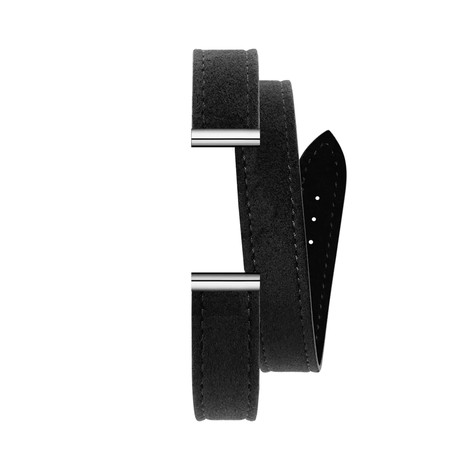 Michel Herbelin - Antarès - Bracelet Double - Noir Suédé