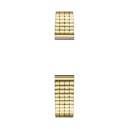 Michel Herbelin - Antarès - Bracelet Simple - Acier Cube Doré - 12cm
