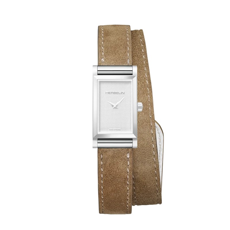 Michel Herbelin - Antarès - Bracelet Double - Camel Suédé