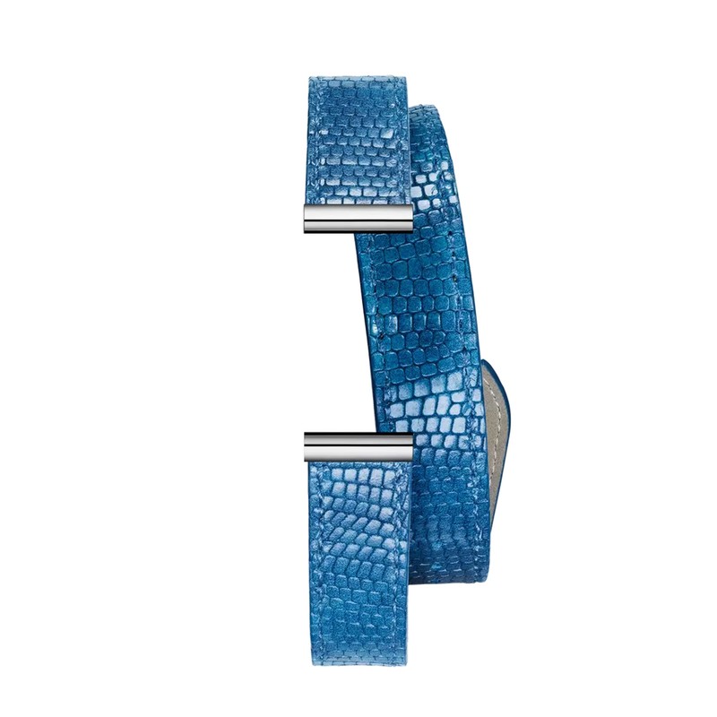 Michel Herbelin - Antarès - Bracelet Double - Bleu Lézard