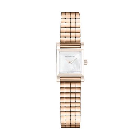 Michel Herbelin - Antarès - Bracelet Simple - Cube PVD Or Rose - 12cm