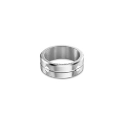 Michel Herbelin Bague Newport - Acier