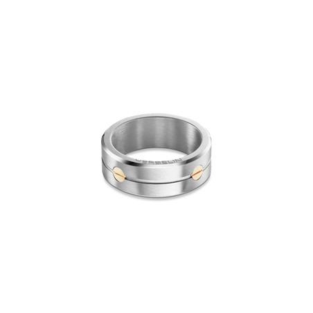 Michel Herbelin - Bague Newport - Acier & Or - 62