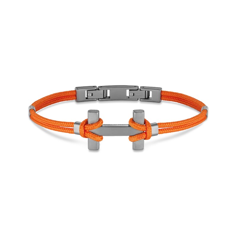 Michel Herbelin - Bracelet Amarrage - Titane - Orange - Large (19 ou 21cm)