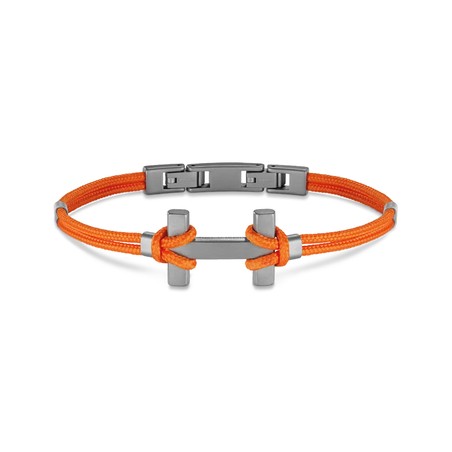 Michel Herbelin - Bracelet Amarrage - Titane - Orange - Large (19 ou 21cm)
