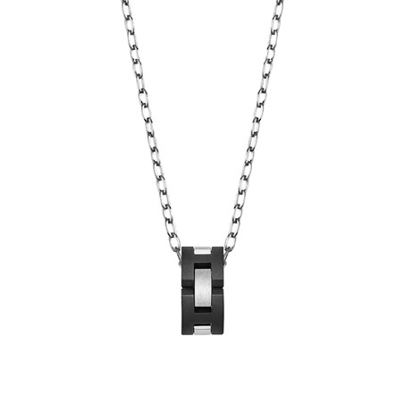 Michel Herbelin - Collier Cap Camarat - Acier & Céramique Noire