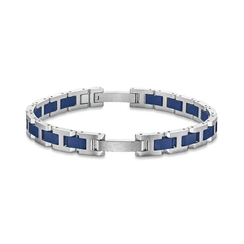 Michel Herbelin - Bracelet Cap Camarat - Acier & Céramique Bleue