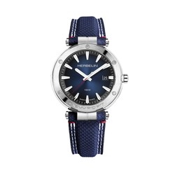 Michel Herbelin Newport Quartz Date 12288A15BL – Blue Textile Strap