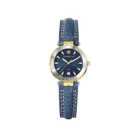 Michel Herbelin - Michel Herbelin Newport Originals 14255T35 – Bleu Cuir Or Jaune Femme