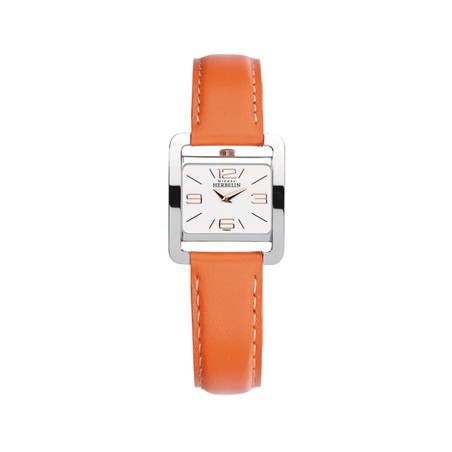 Michel Herbelin - Michel Herbelin V Avenue Quartz 17137TR11MD – Orange Cuir Femme