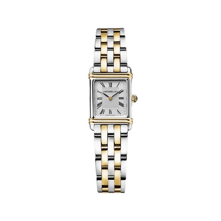 Michel Herbelin - Michel Herbelin Art Deco Two-Tone Quartz 17478BT08 – Silver and Yellow Gold