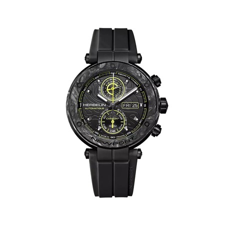 Michel Herbelin Newport – carbon-titanium – chronograph – 288CTN14CA, front view