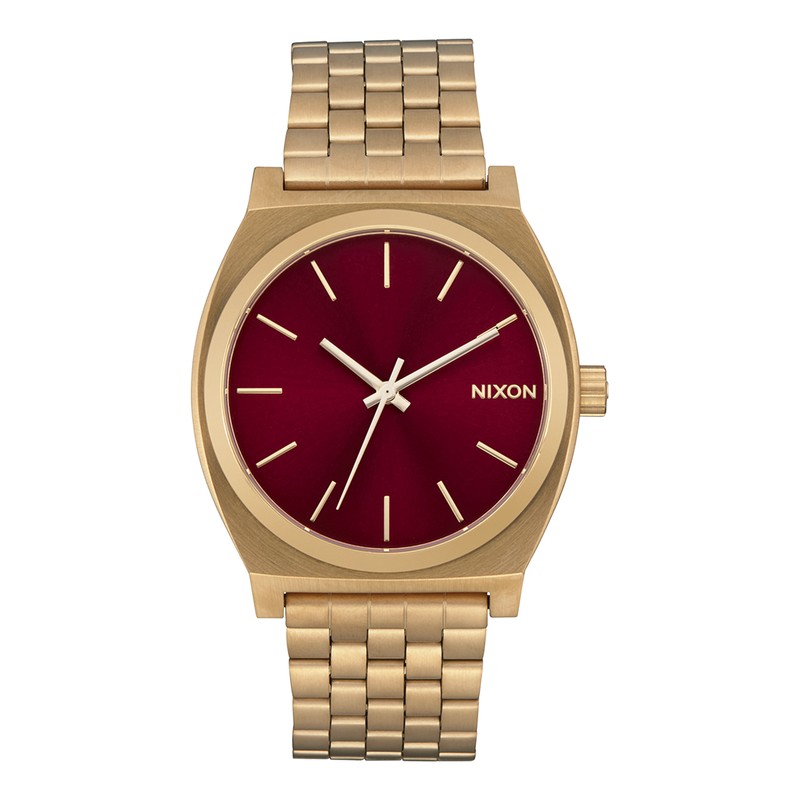 Nixon - Montre Nixon - Time Teller - Gold / Oxblood Sunray