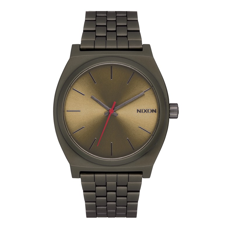 Montre Nixon - Time Teller - Dark Olive / Dark Olive