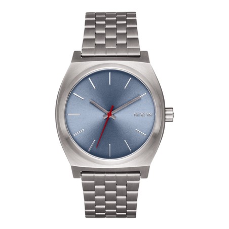 Nixon Watch - Time Teller - Light Gunmetal / Dusty Blue