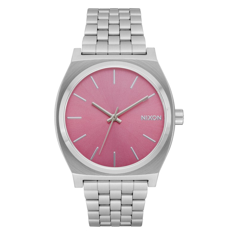 Montre Nixon - Time Teller - Silver / Pink