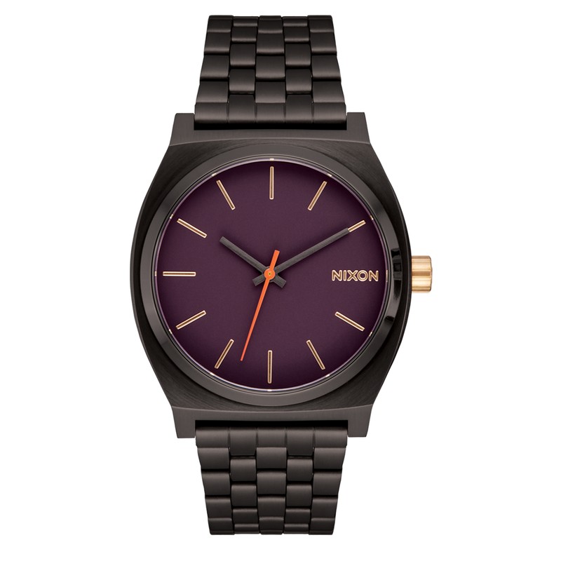 Montre Nixon - Time Teller - Gunmetal / Blackberry / Gold