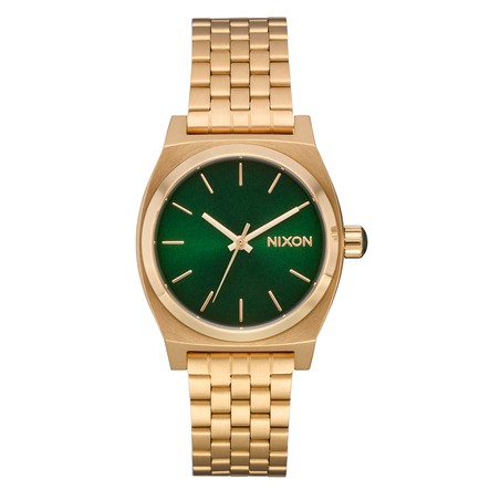 Montre Nixon - Medium Time Teller -  Doré / soleil vert