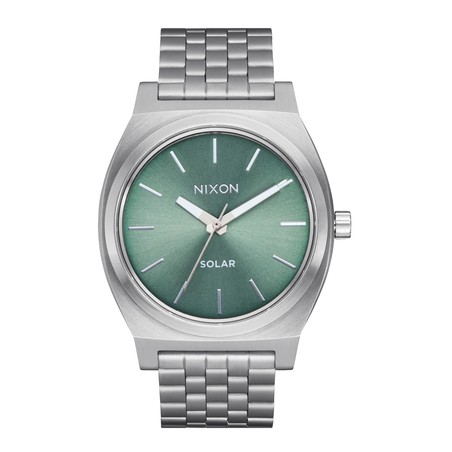 Montre Nixon - Time Teller Solar - Silver / Jade Sunray