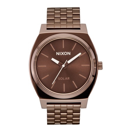 Montre Nixon - Time Teller Solar - Chocolate / Cappuccino