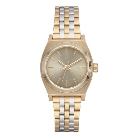 Nixon - Montre Nixon - Small Time Teller - Lt Gold/Silver/Vintage White