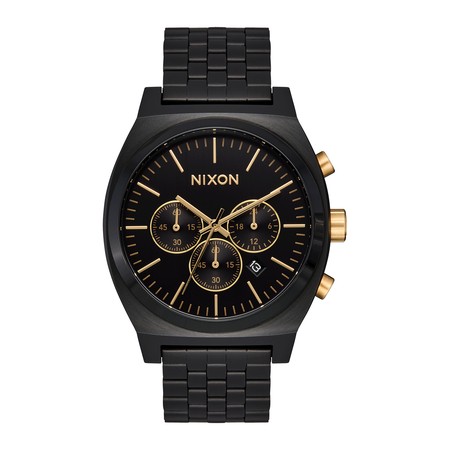 Montre Nixon - Time Teller Chrono - Black / Black / Gold