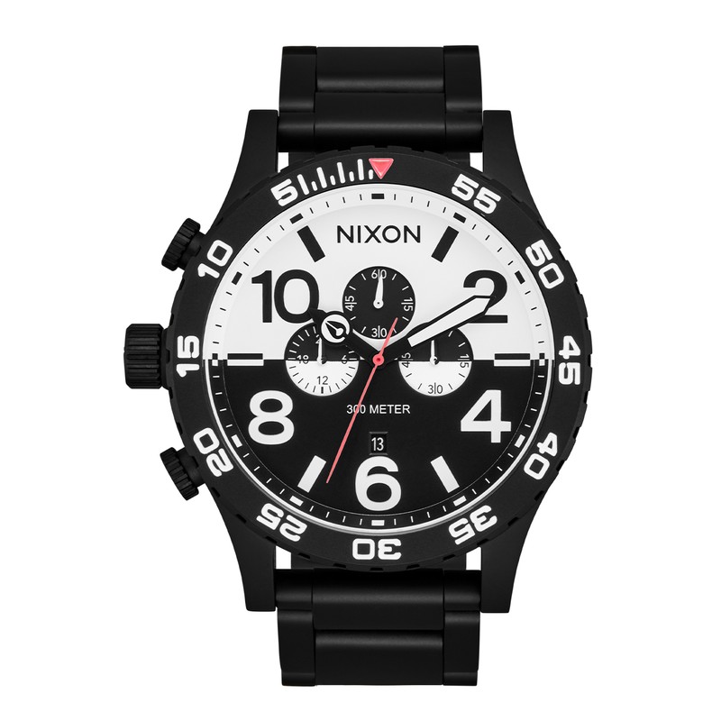 Montre Nixon - 51-30 Chrono - Noir / Blanc / Noir