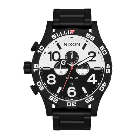 Montre Nixon - 51-30 Chrono - Noir / Blanc / Noir
