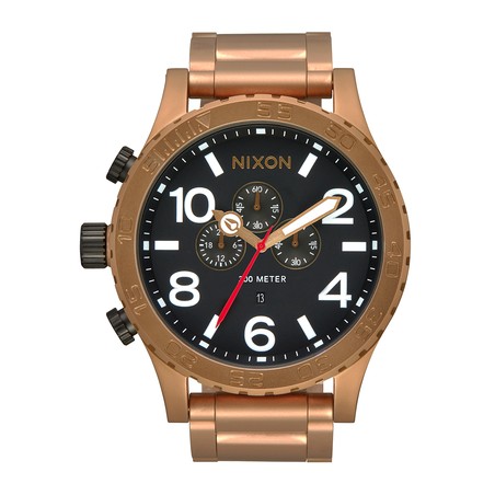 Montre Nixon - 51-30 Chrono - Bronze / Noir