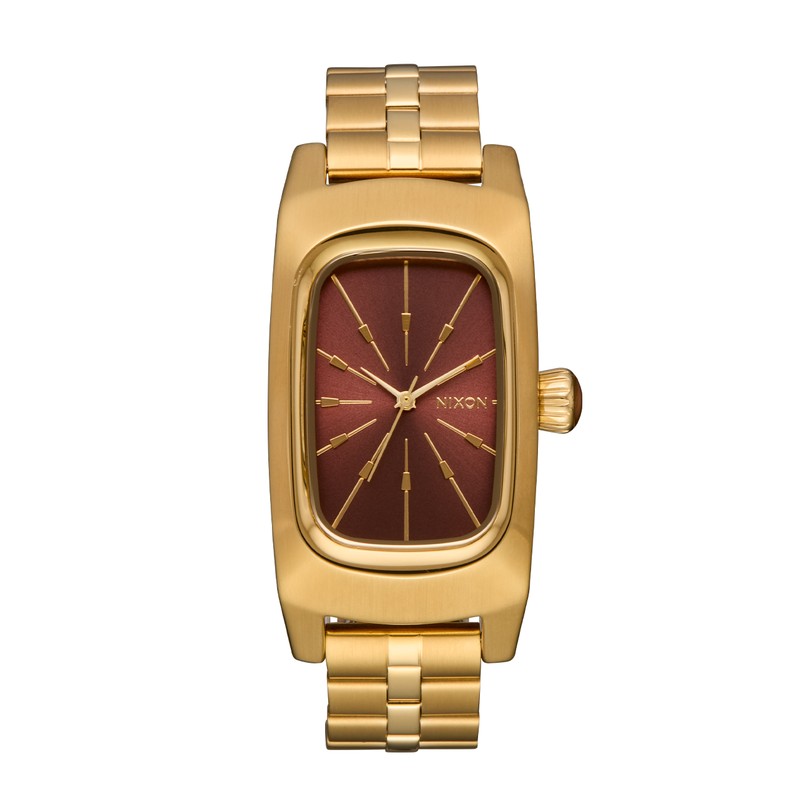 Nixon Watch - Frankie - Mid-Century / Gold / Cognac
