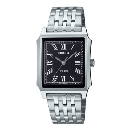 Casio Watch - Collection - Square Steel with Black Dial