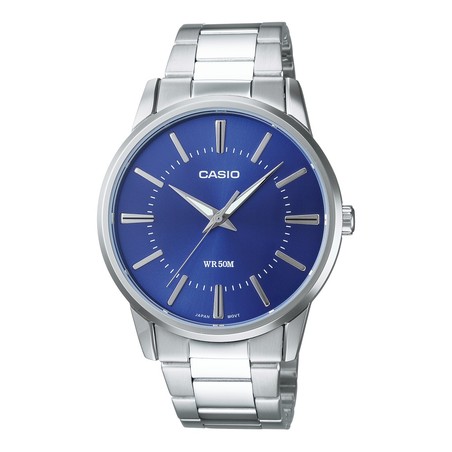 Casio Watch - Collection - Stainless Steel with Blue Dial