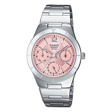 Casio Watch - Women's Collection - Stainless Steel with Pink Dial